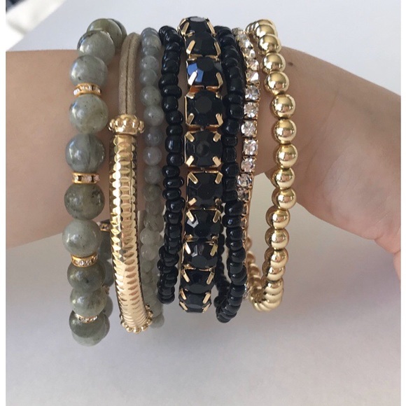 Beaded Stretch Bracelet - Picture 2 of 4